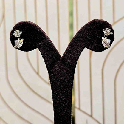 Crystal Wing Earrings