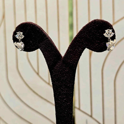 Eternal Heart Petal Earrings