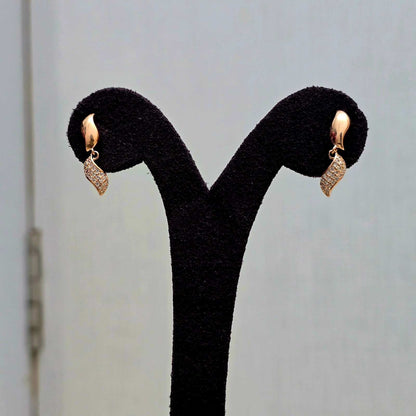 Rose Wing Earrings