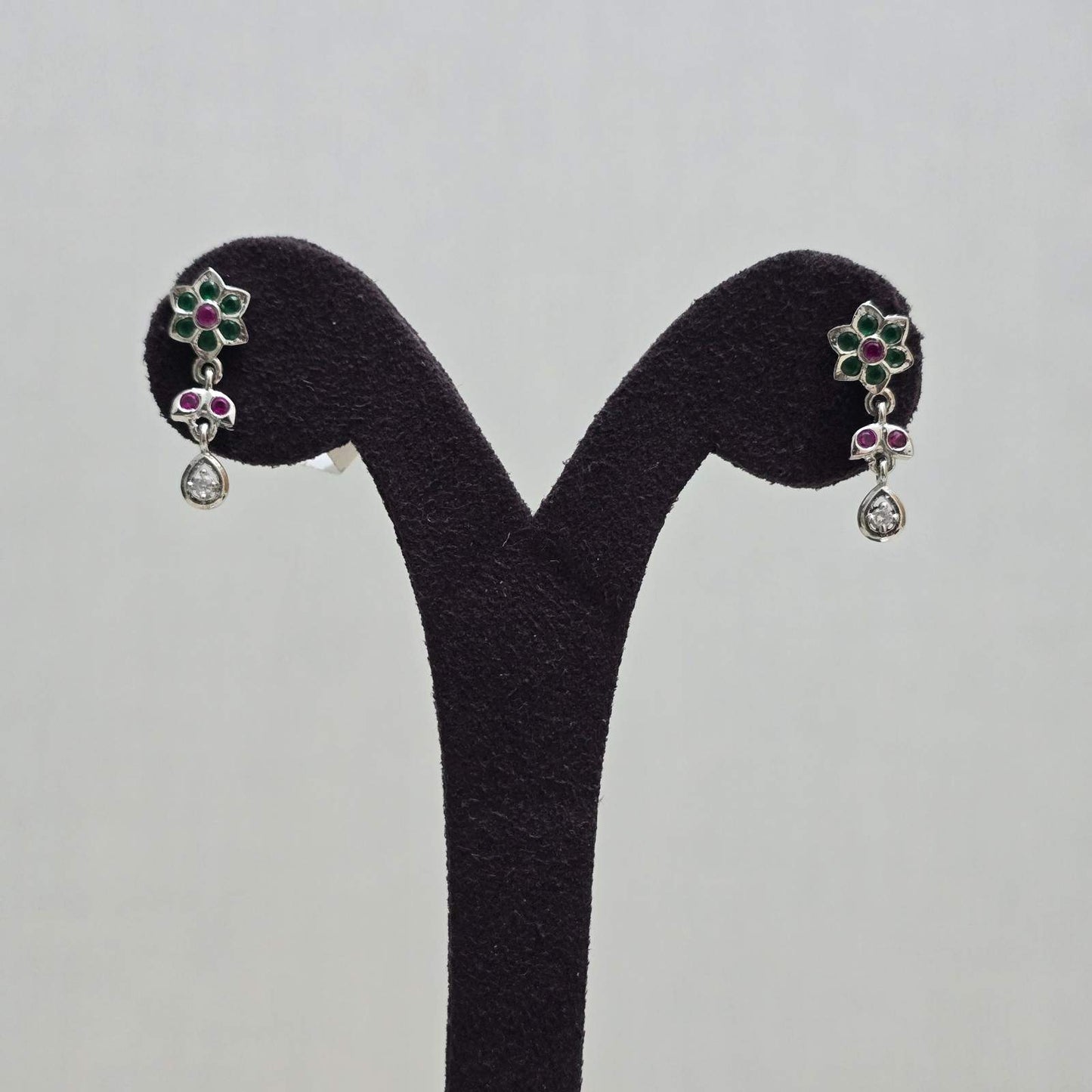 ruby blossom dangles