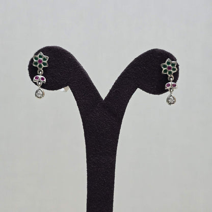 ruby blossom dangles
