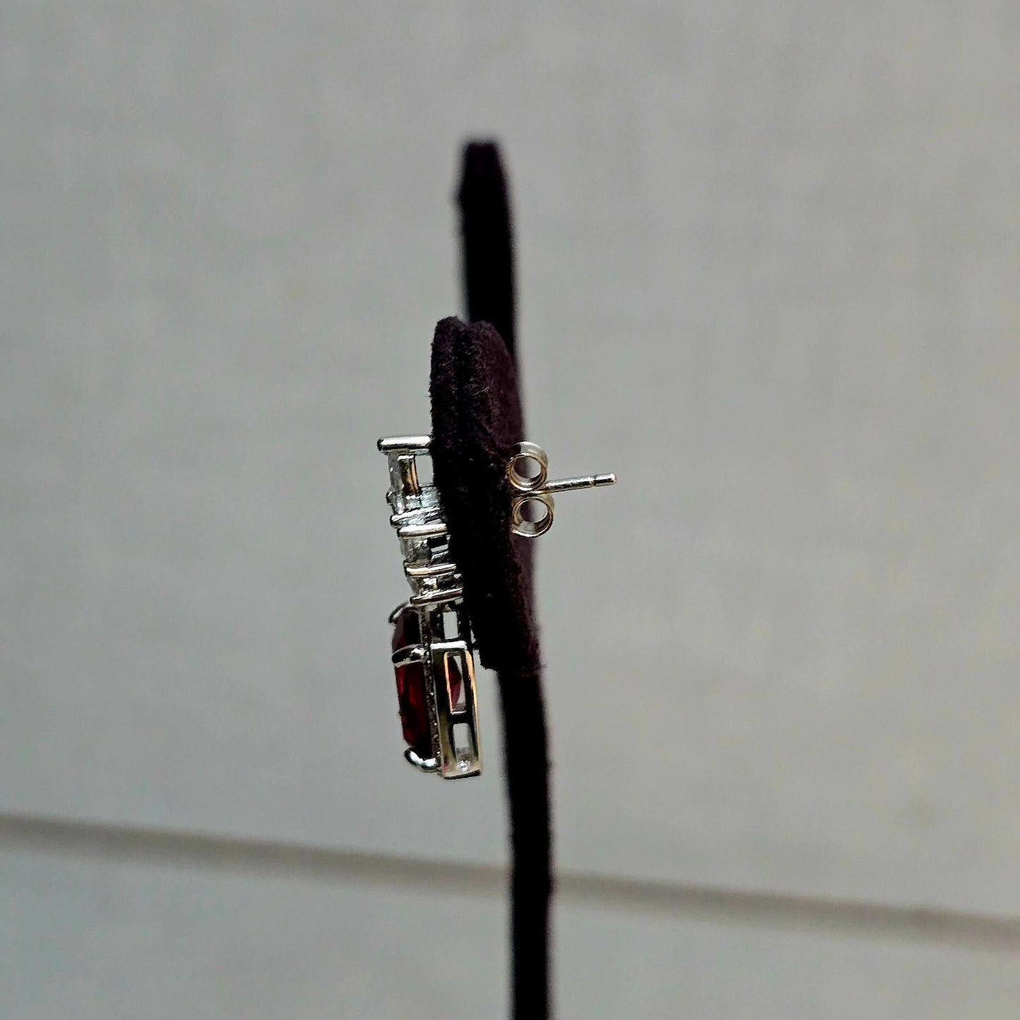 Royal Ruby Bloom Earrings