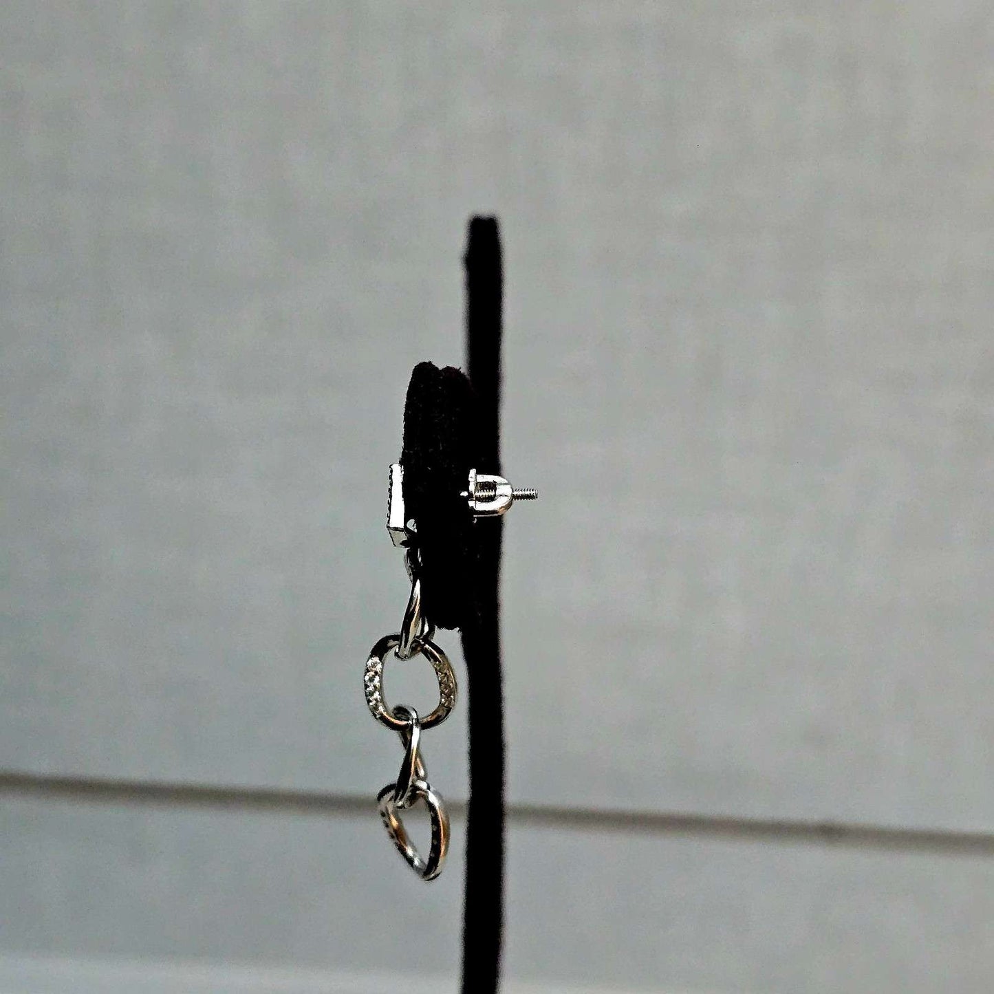 Diamond Link Statement Earrings