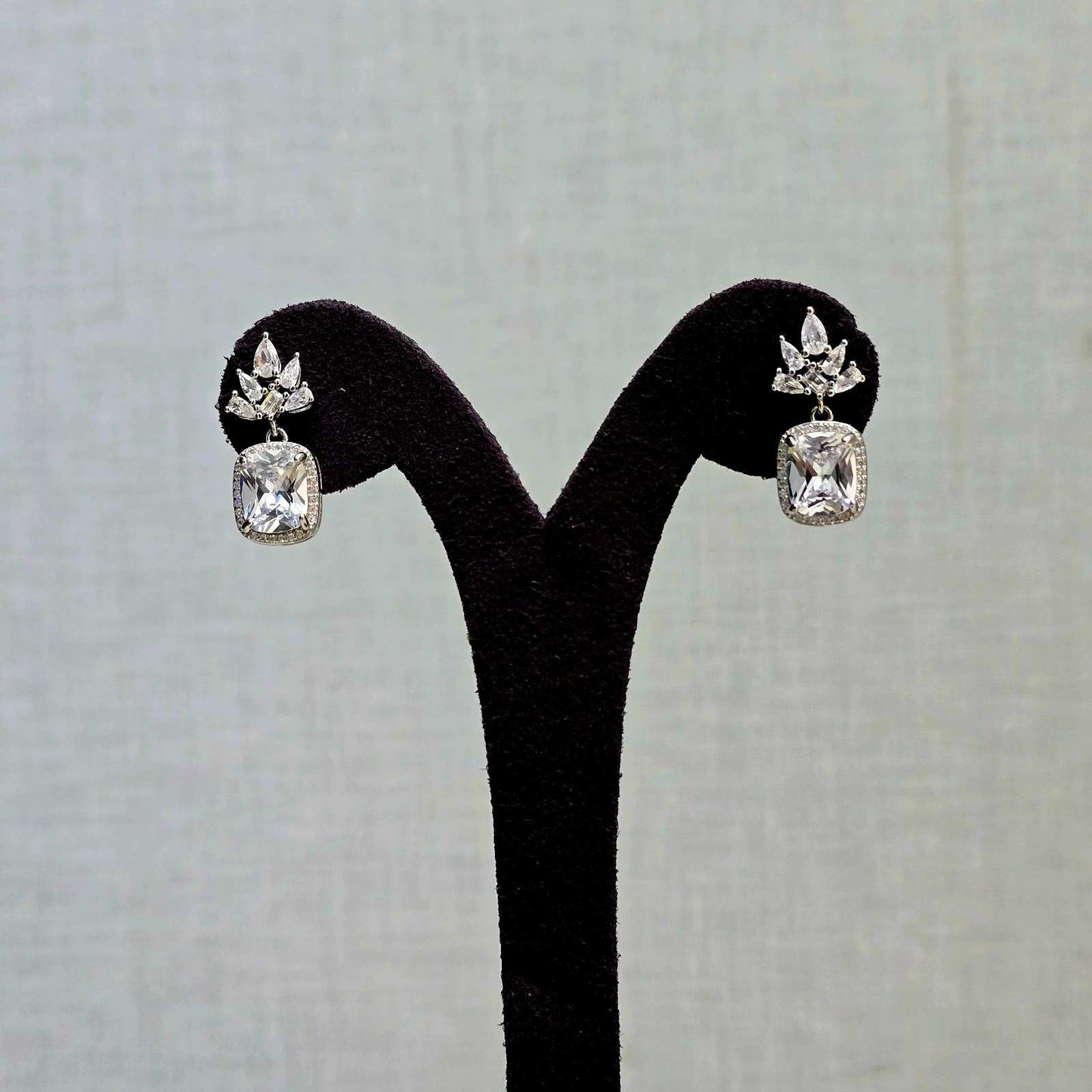 Classic Crown Drop Earrings