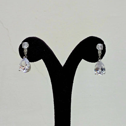 Single Drop Stud Earrings