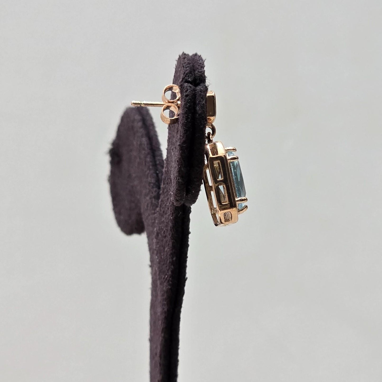 Crystal Aqua Earrings