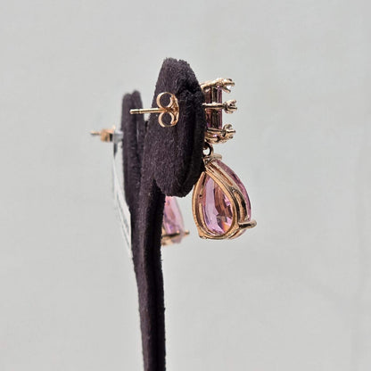 Pink Petal Earrings