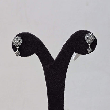 Small Flower Drop Studs