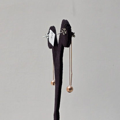 Rosé Bloom Drop Earrings