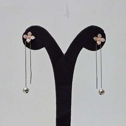 Petal Grace Chain Earrings