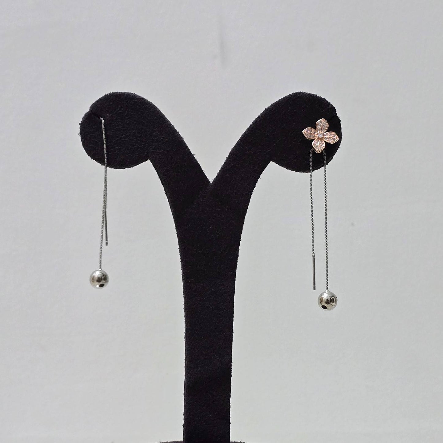 Petal Grace Chain Earrings