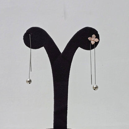 Petal Grace Chain Earrings
