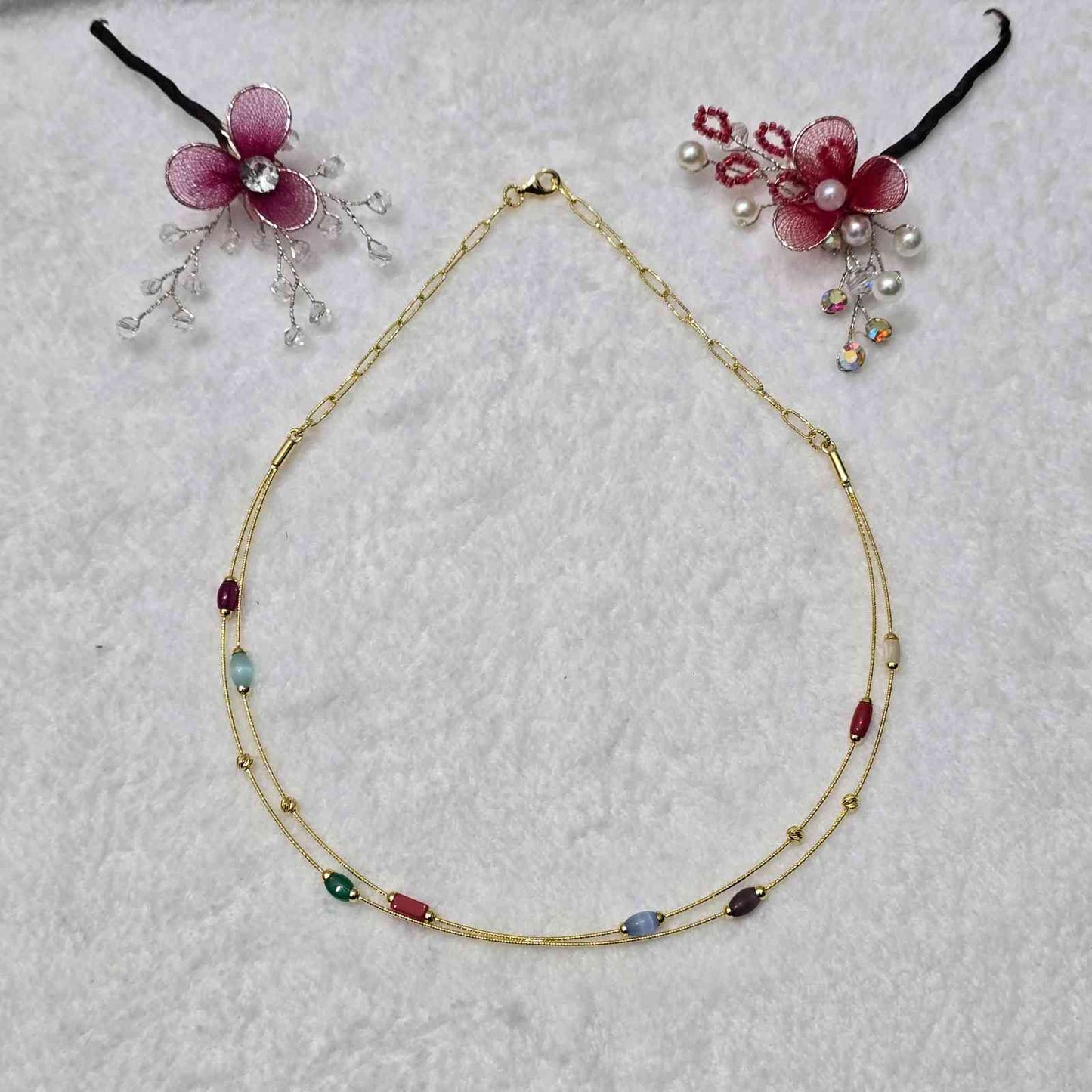 Rainbow Blossom Chain