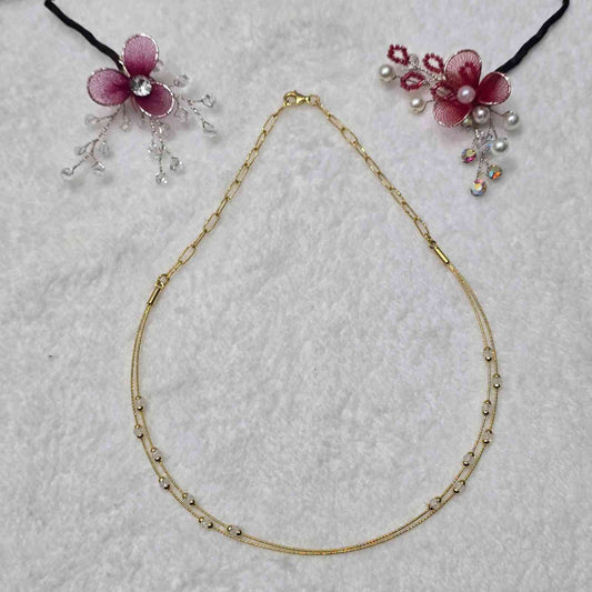 Golden Blossom Chain
