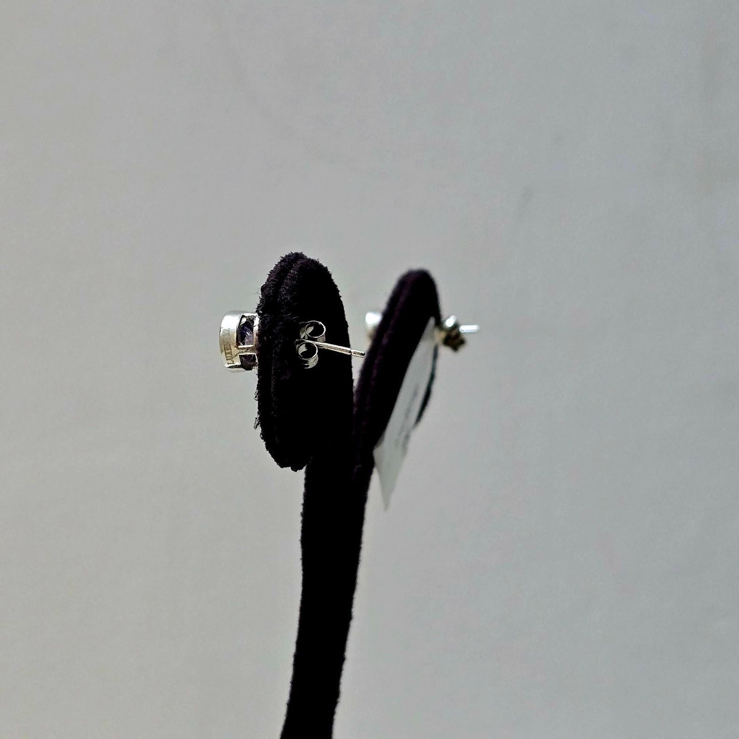 Plum Dot Studs