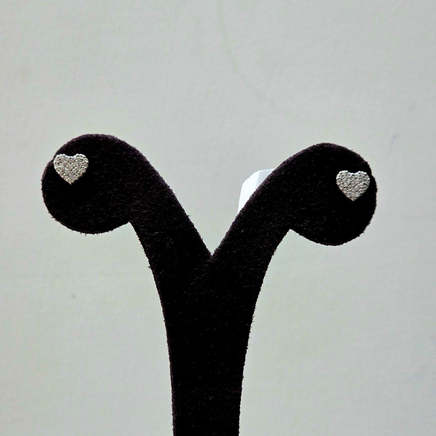 Silver Heartbeat Studs