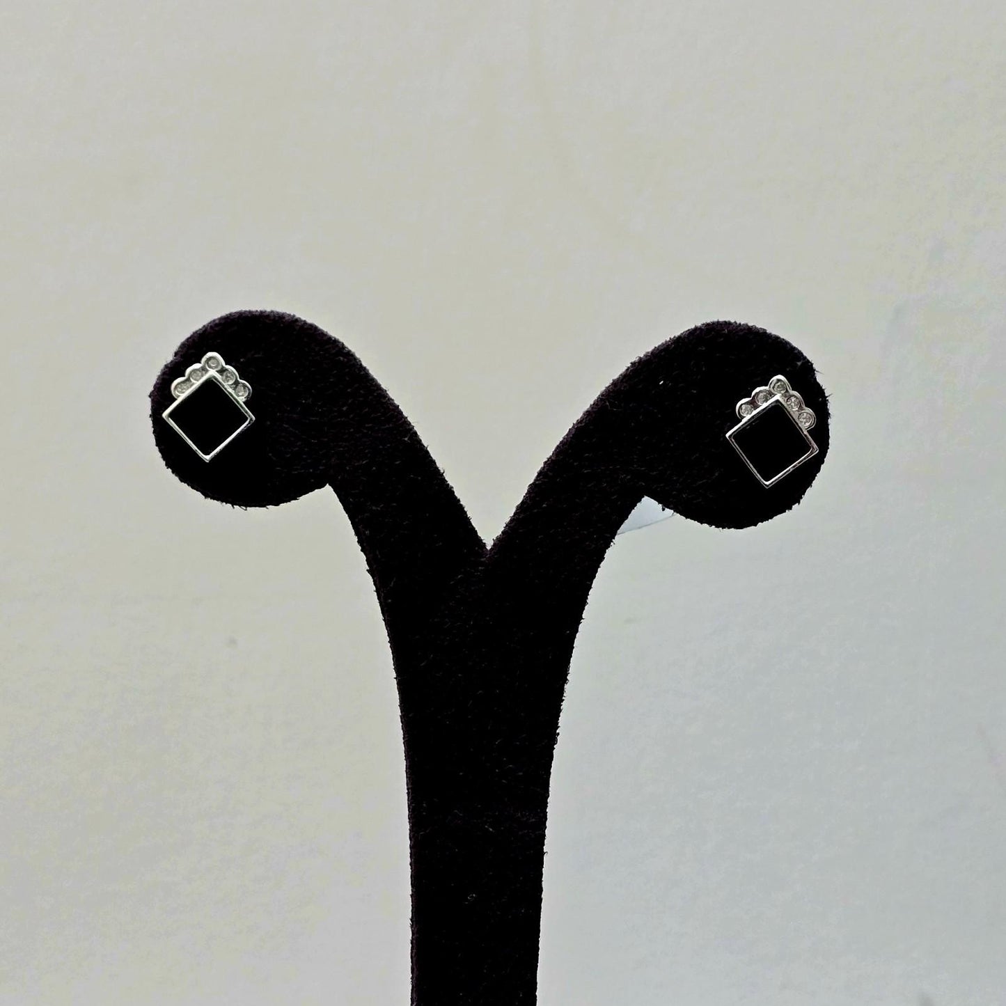Black Aura Studs