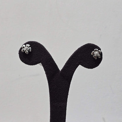 Silver Bloom Studs