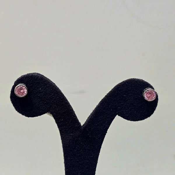 Pink Aura Studs