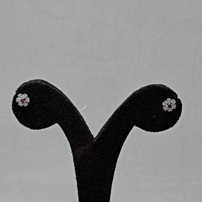Pink Petal Studs