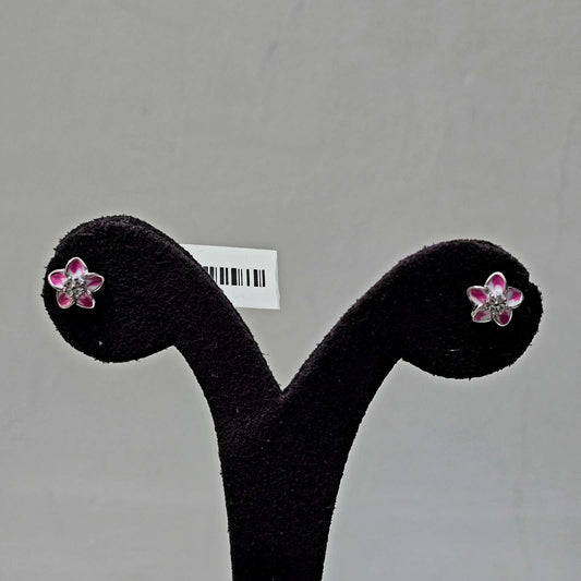 Rosy Bloom Studs
