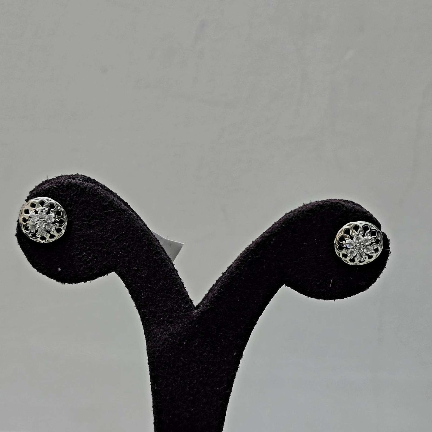 Silver Jaal Studs