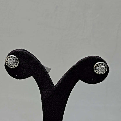 Silver Jaal Studs