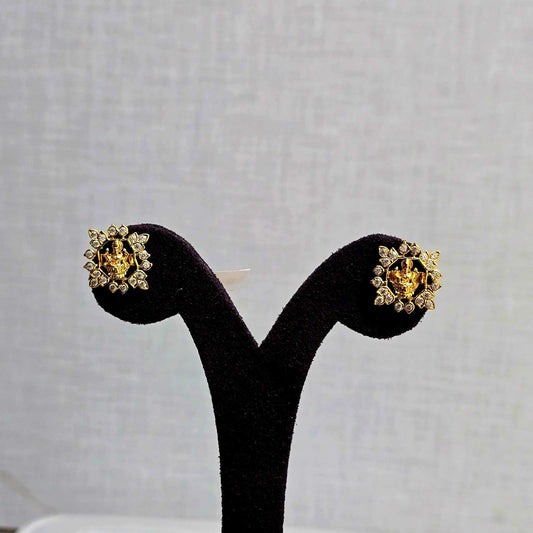Divine Lakshmi Halo Studs