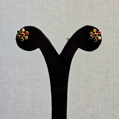 Navaratna Aura Studs