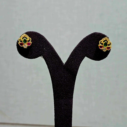 Green Dew Lotus Studs