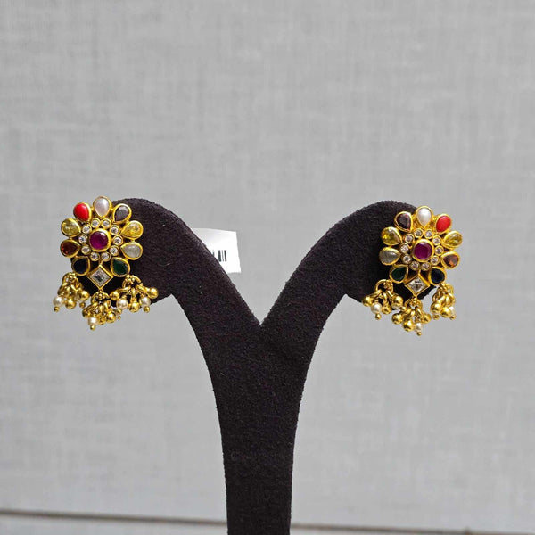 Navaratna Blossom Studs