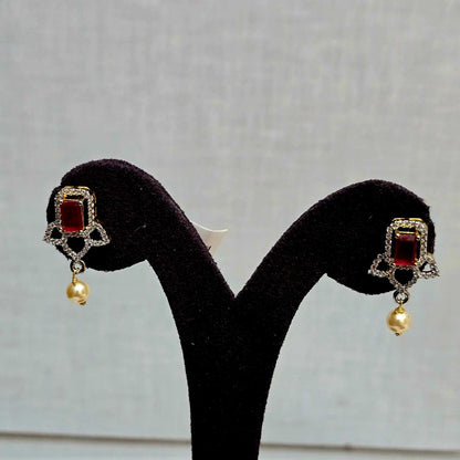 Mayuri Ruby Pearl Drops