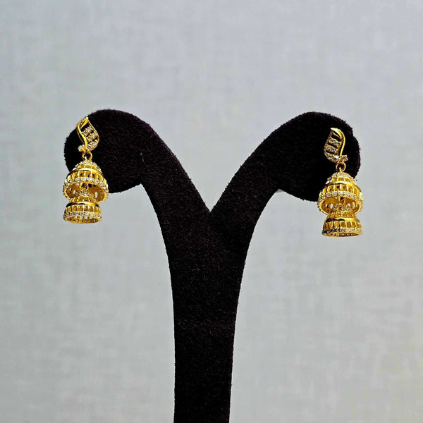 Golden Aura Jhumkas