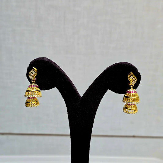 Aadhya Ruby Jhumkas