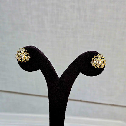Crystal Lotus Studs