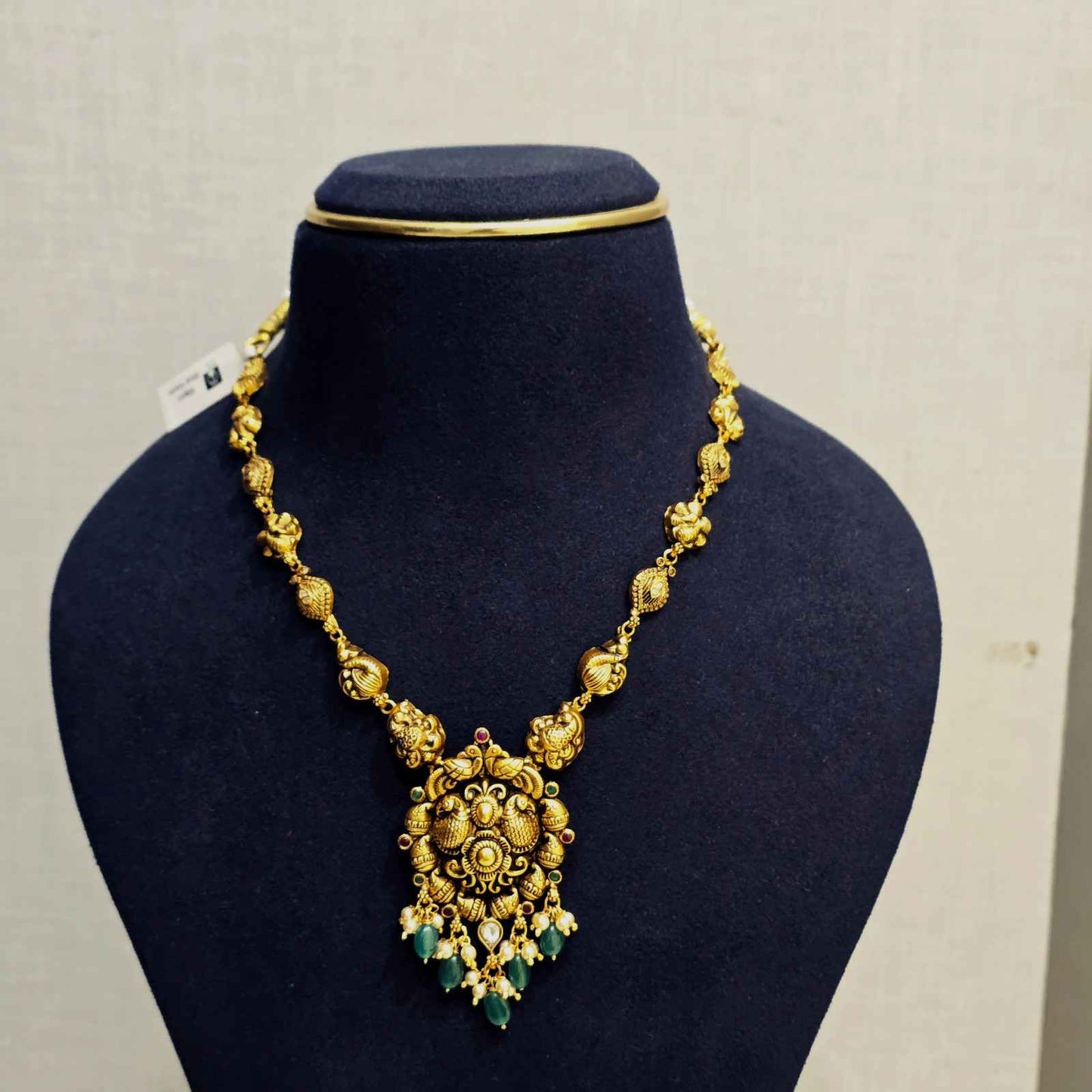 Peacock Emerald Droplet Haar