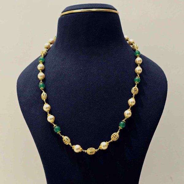 Green Mayuri Pearl Mala