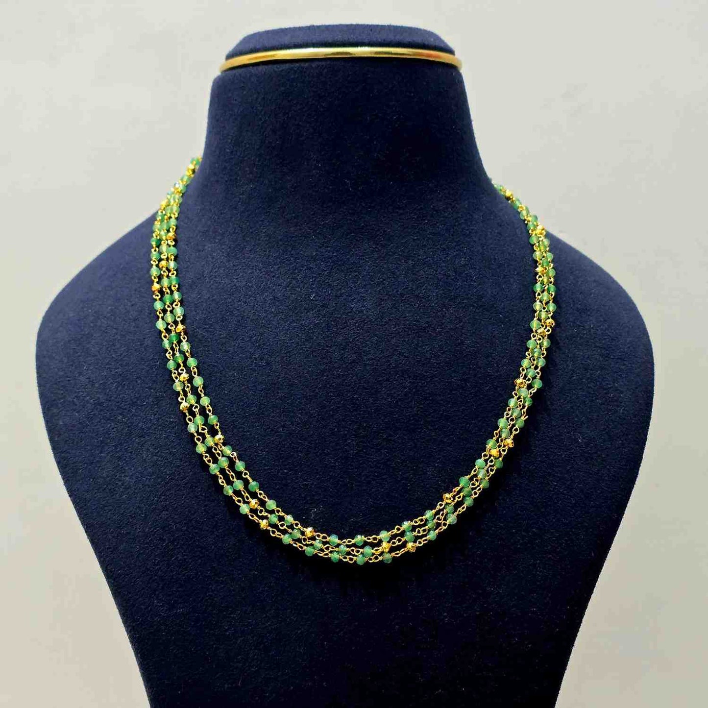 Green Mayuri Mala