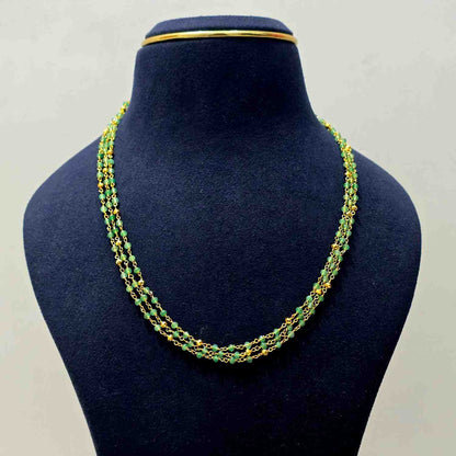 Green Mayuri Mala