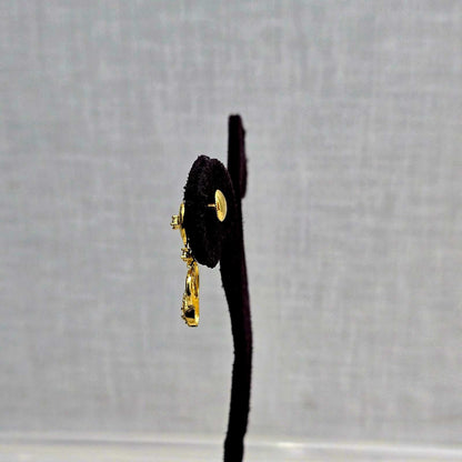 Golden Cascade Earrings
