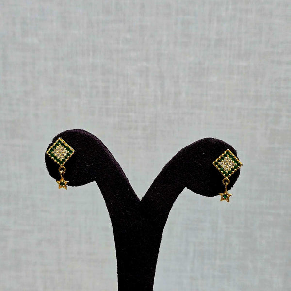 Green Starlight Studs