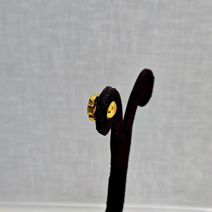 Gold Flower Studs