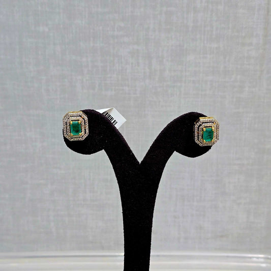 Green Luxe Studs