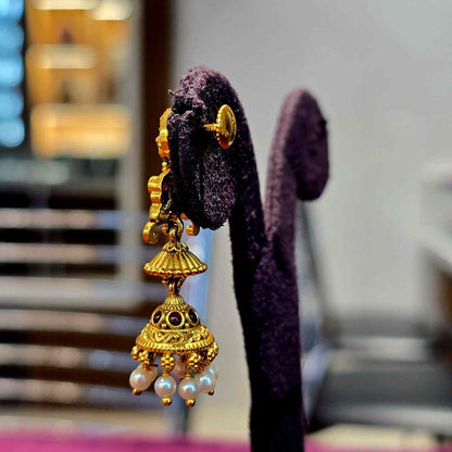 Nitya Devi Pearl Jhumkas