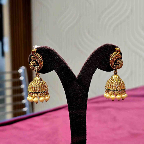 Imperial Swarna Pearl Jhumkas