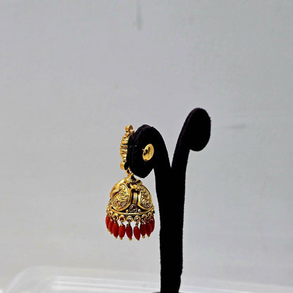 Peacock Coral Temple Drops