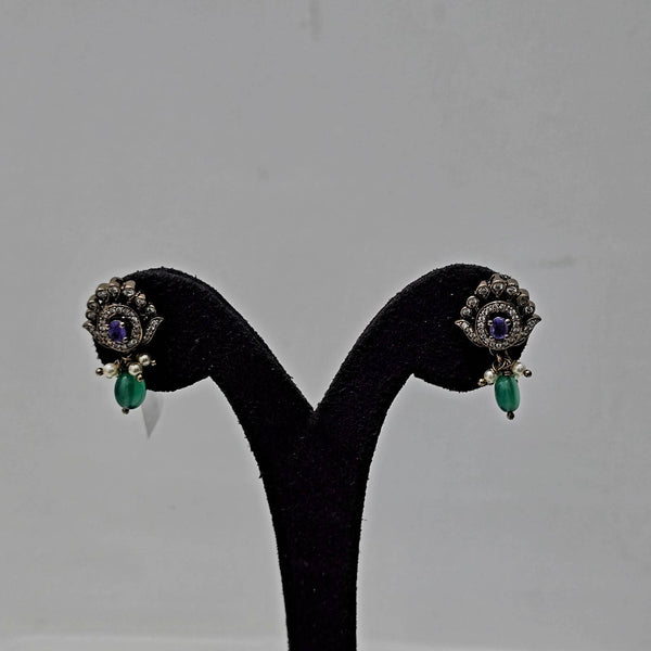 Peacock Glow Studs