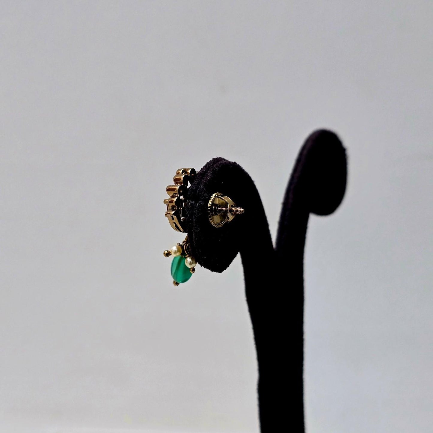 Peacock Glow Studs