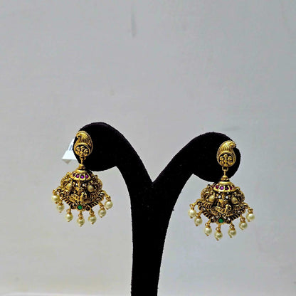 Peacock Devi Jhumkas