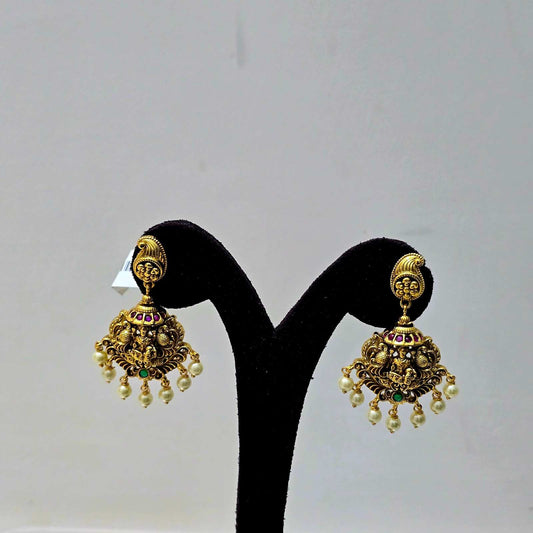 Peacock Devi Jhumkas